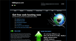 Desktop Screenshot of 1000space.com